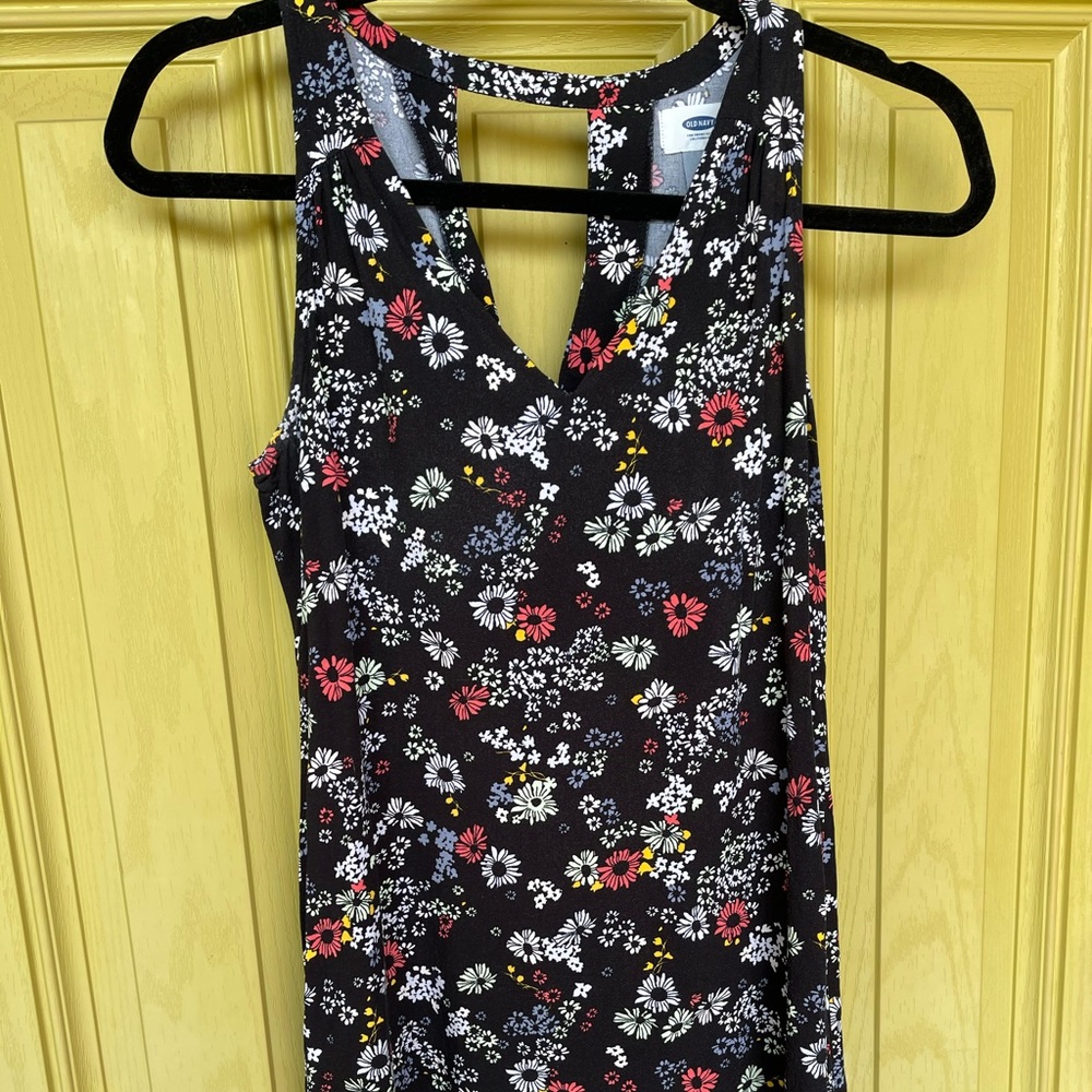 Old Navy tropical flower shift dress
